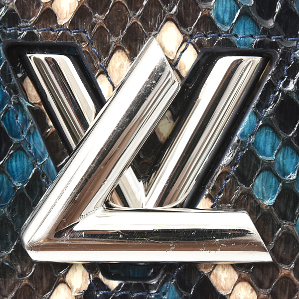 ルイヴィトン 財布 レディース ポルトフォイユツイスト 長財布 パイソン エキゾチックレザー Louis Vuitton 中古