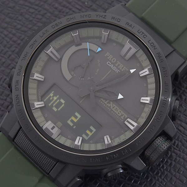 カシオ 時計 メンズ プロトレック エルネストコラボモデル ソーラー発電式 ブラック文字盤 CASIO PRW-60ECA 未使用展示品