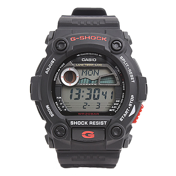 カシオ 時計 メンズ G-SHOCK 電池式 デジタル文字盤 SS×ラバー(樹脂) ブラック Gショック 腕時計 デジタルモデル CASIO G-7900-1DR 中古