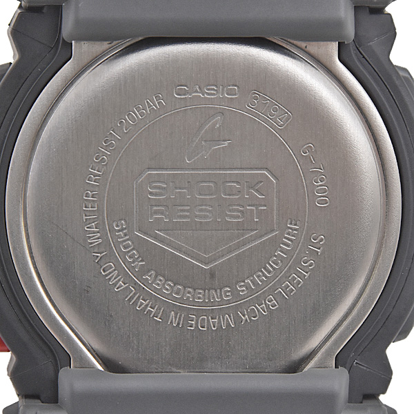 カシオ 時計 メンズ G-SHOCK 電池式 デジタル文字盤 SS×ラバー(樹脂) ブラック Gショック 腕時計 デジタルモデル CASIO G-7900-1DR 中古