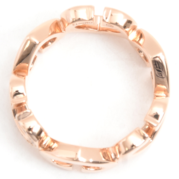 カルティエ 指輪 レディース Cハート ダイヤモンド リング 50号 保証書付 ピンクゴールド Cartier 750PG 中古