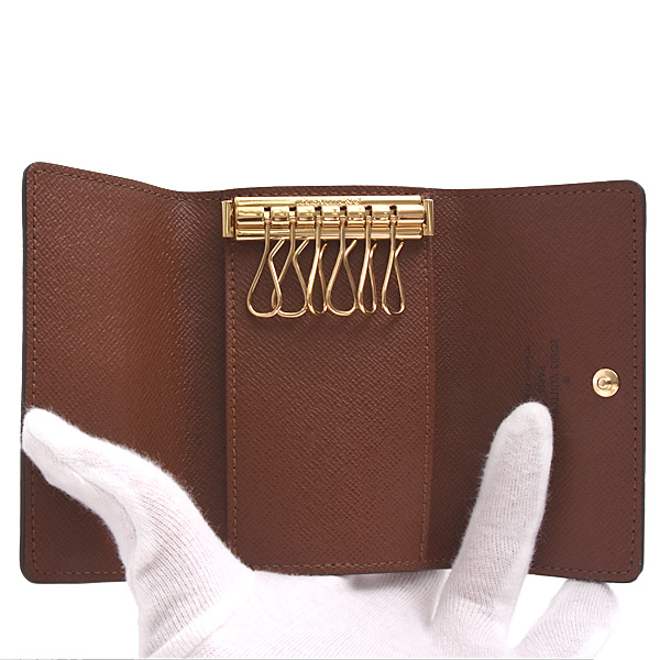 ルイヴィトン キーケース レディース メンズ ミュルティクレ6 6連キーケース モノグラム Louis Vuitton M62630 中古