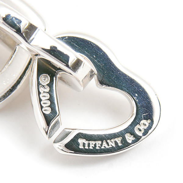 ティファニー ブレスレット レディース ハートリンク チェーン シルバー イエローゴールド SV925 750YG TIFFANY 中古