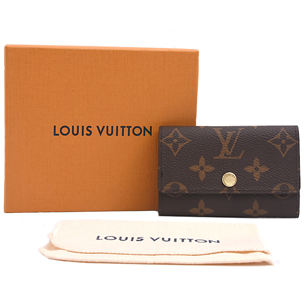 ルイヴィトン キーケース レディース メンズ ミュルティクレ6 6連キーケース モノグラム Louis Vuitton M62630 中古
