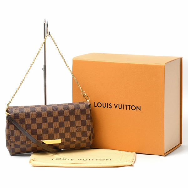ルイヴィトン バッグ レディース ダミエ フェイボリット MM ハンドバッグ ショルダーバッグ 2WAY N41129 Louis Vuitton 中古