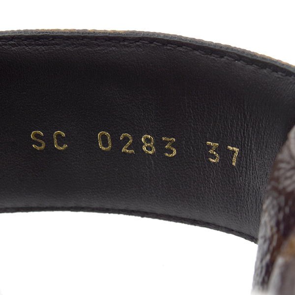 ルイヴィトン サンダル レディース LVサンセットサンダル 24cm モノグラム 1ACL98 Louis Vuitton 中古