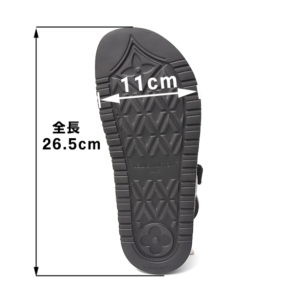 ルイヴィトン サンダル レディース LVサンセットサンダル 24cm モノグラム 1ACL98 Louis Vuitton 中古