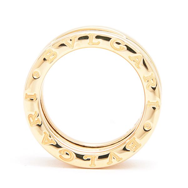 ブルガリ 指輪 レディース ビーゼロワン B-ZERO1 リング 50号 実寸9号 イエローゴールド 750YG BVLGARI 中古