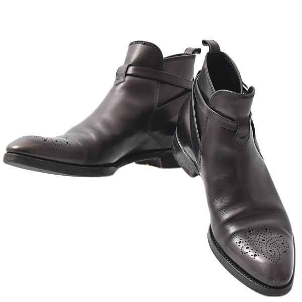 ルイヴィトン 靴 メンズ ショートブーツ サイズ9 1/2 日本サイズ28cm カーフ ブラック Louis Vuitton 中古