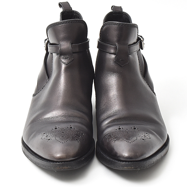 ルイヴィトン 靴 メンズ ショートブーツ サイズ9 1/2 日本サイズ28cm カーフ ブラック Louis Vuitton 中古
