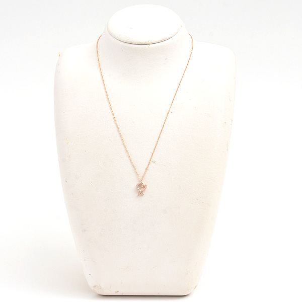 ティファニー ネックレス レディース ラビングハート ダイヤ パロマピカソ ピンクゴールド 750PG TIFFANY 中古