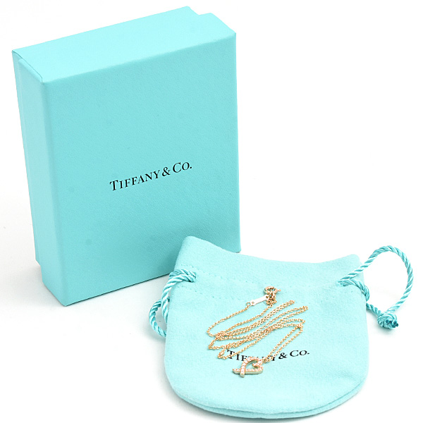 ティファニー ネックレス レディース ラビングハート ダイヤ パロマピカソ ピンクゴールド 750PG TIFFANY 中古