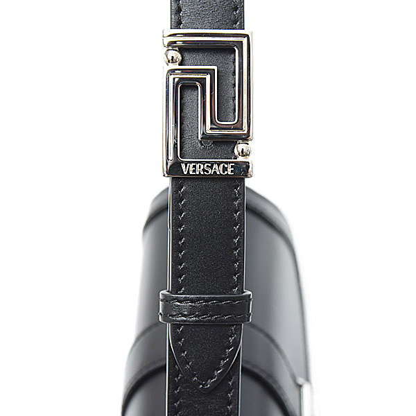 ヴェルサーチ バッグ レディース グレカ ゴッデス ショルダーバッグ ブラック レザー VERSACE 10109511A051341B00P 中古