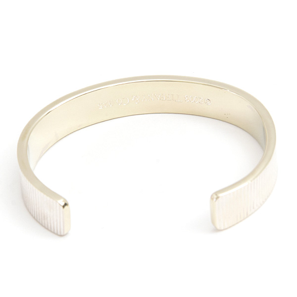 ティファニーブレスレット メンズ レディース コインエッジ バングル シルバー SV925 TIFFANY 中古