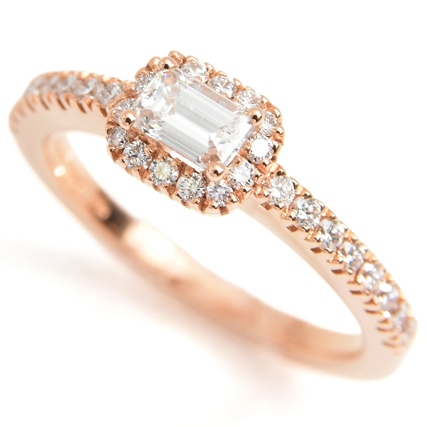 ピキョッティ 指輪 レディース ダイヤモンド リング D0.31ct F-VVS2 11.5号 ピンクゴールド  PICCHIOTTI 750PG 中古