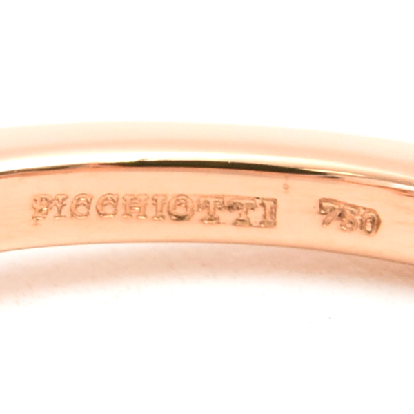 ピキョッティ 指輪 レディース ダイヤモンド リング D0.31ct F-VVS2 11.5号 ピンクゴールド  PICCHIOTTI 750PG 中古