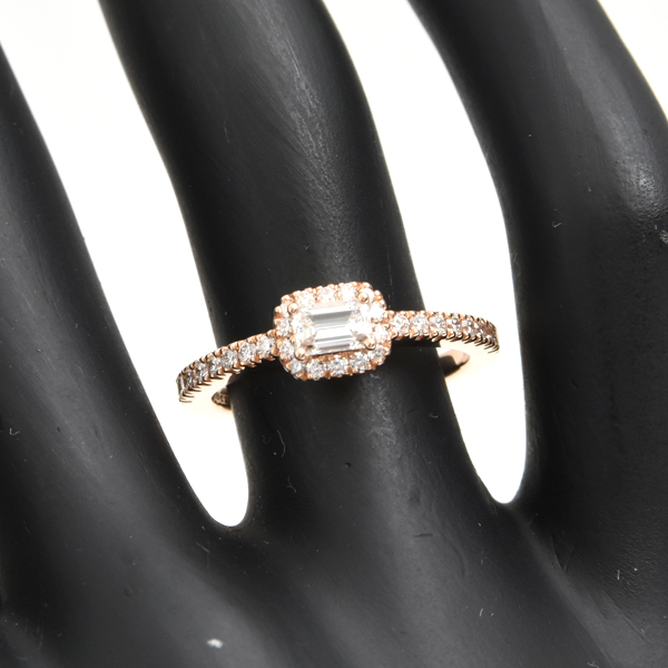 ピキョッティ 指輪 レディース ダイヤモンド リング D0.31ct F-VVS2 11.5号 ピンクゴールド  PICCHIOTTI 750PG 中古