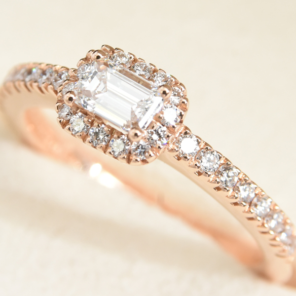 ピキョッティ 指輪 レディース ダイヤモンド リング D0.31ct F-VVS2 11.5号 ピンクゴールド  PICCHIOTTI 750PG 中古