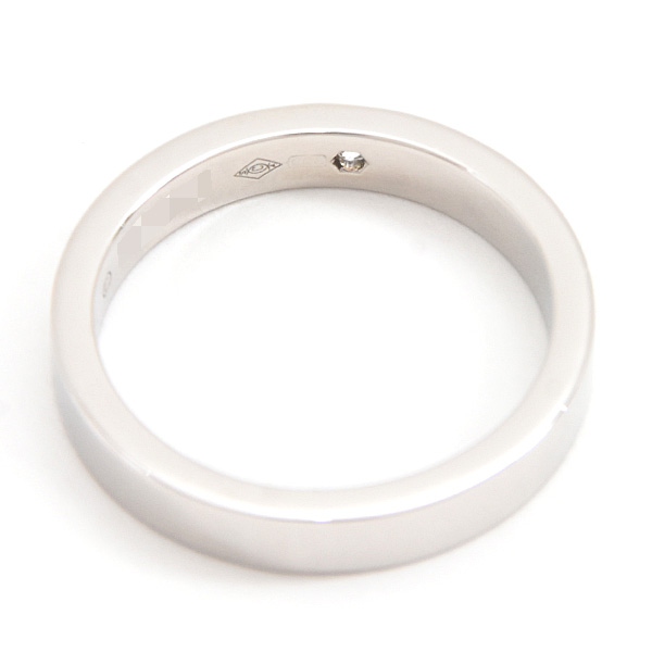 カルティエ 指輪 レディース Cドゥ カルティエ ウェディング 1Pダイヤ リング 46号 実寸6号 プラチナ PT950 Cartier 中古