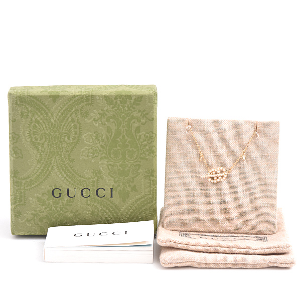 グッチ ブレスレット レディース ダブルG ダイヤ GG イエローゴールド 750YG GUCCI 中古