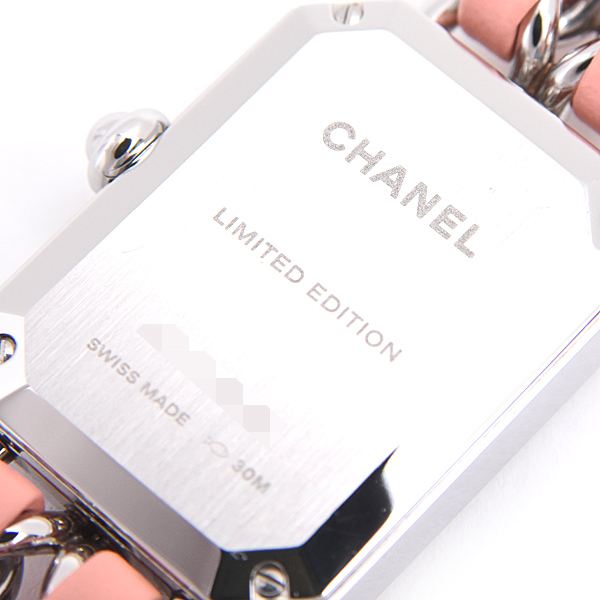 シャネル 時計 レディース プルミエール ロック Sサイズ 世界1200本限定 電池式 ホワイトシェル文字盤 ステンレス SS CHANEL H6359 中古