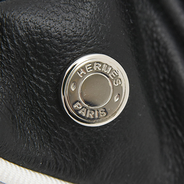 エルメス 小物 レディース シュシュ クラウディア ヘアアクセサリー レザー ブラック HERMES 中古