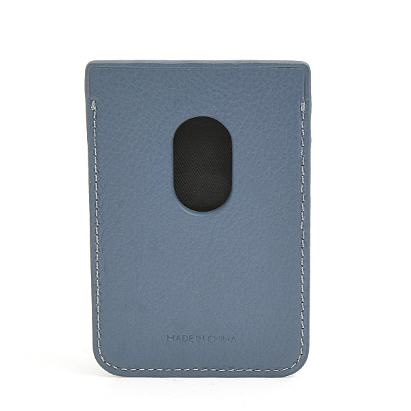 バレンシアガ カードケース メンズ レディース マグネットカードホルダー iPhone マグセーフ カーフ ブルーグレー系 BALENCIAGA 6758352 中古