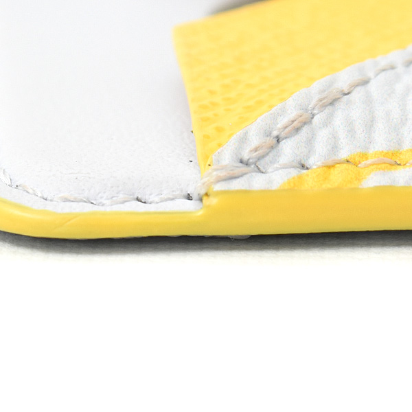 ルイヴィトン カードケース メンズ ポルトカルト マグネット iPhone マグセーフ モノグラムグロウ ライトグレー×イエロー Louis Vuitton M15033 中古