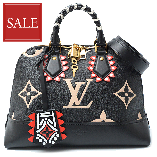 ルイヴィトン バッグ レディース アルマ PM LVクラフティ 2WAYハンドバッグ ショルダーバッグ モノグラムジャイアント Louis Vuitton M45380 中古