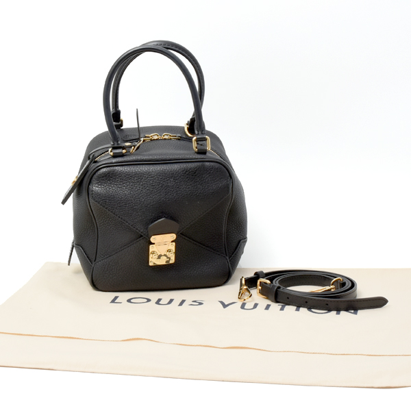 ルイヴィトン バッグ トリヨン スクエアバッグ ハンドバッグ ショルダーバッグ 2WAY ノワール ブラック M55334 Louis Vuitton 中古