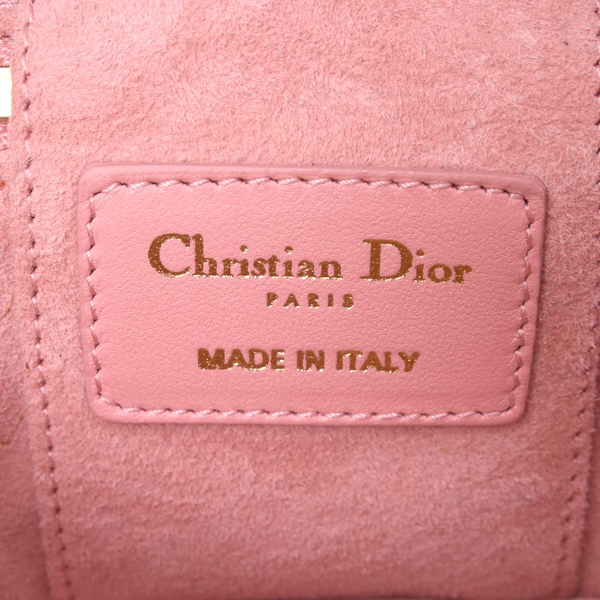 クリスチャンディオール バッグ レディディオール マイクロヴァニティ ショルダーバッグ ラムスキン Christian Dior 中古
