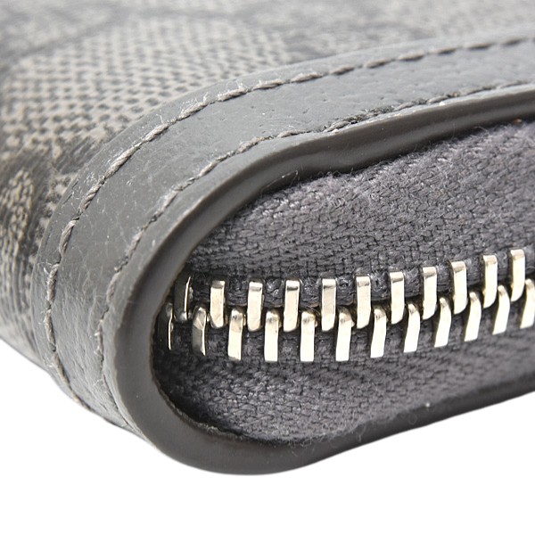 グッチ 財布 レディース オフィディア GGマーモント ラウンドファスナーコインケース レザー グレー 791744 中古