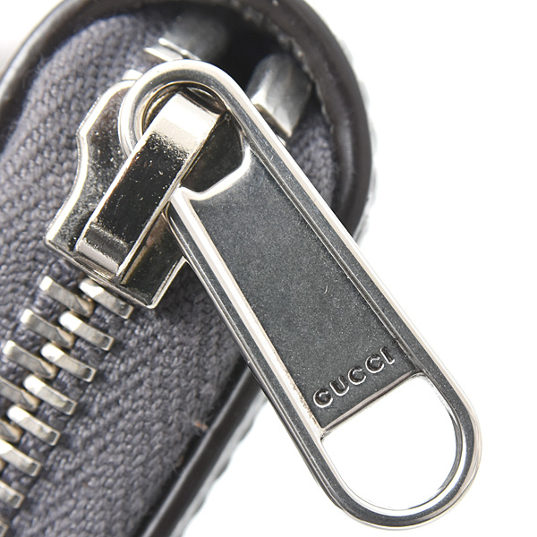 グッチ 財布 レディース オフィディア GGマーモント ラウンドファスナーコインケース レザー グレー 791744 中古