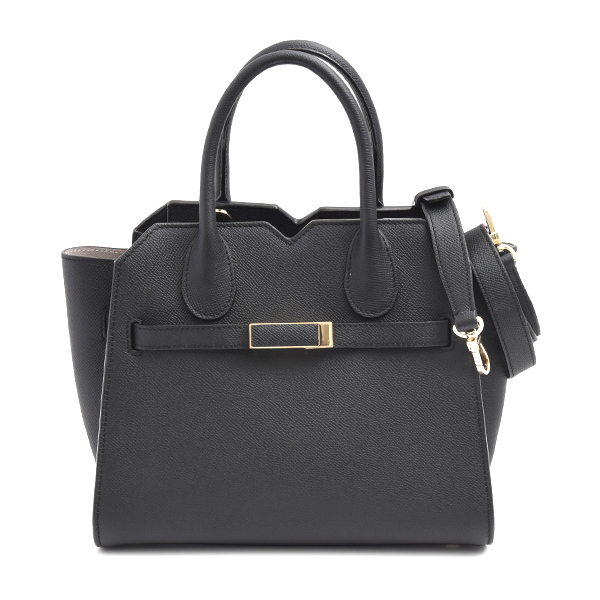 ヴァレクストラ ミラノバッグミニ ハンドバッグ ショルダーバッグ 2WAY ソフトカーフスキン Valextra 中古