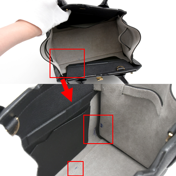 ヴァレクストラ ミラノバッグミニ ハンドバッグ ショルダーバッグ 2WAY ソフトカーフスキン Valextra 中古