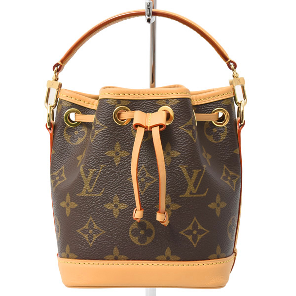 ルイヴィトン バッグ レディース ナノノエ モノグラム ハンドバッグ ショルダー Louis Vuitton M81266 中古