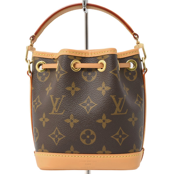 ルイヴィトン バッグ レディース ナノノエ モノグラム ハンドバッグ ショルダー Louis Vuitton M81266 中古