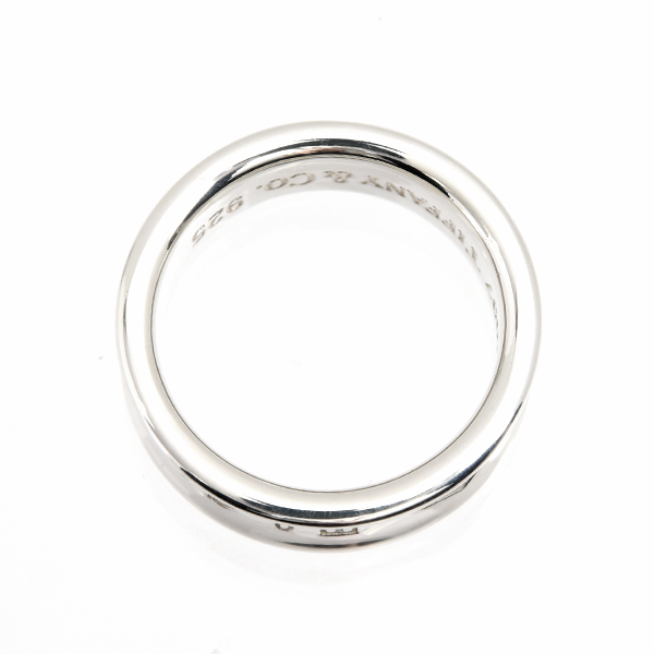 ティファニー 指輪 メンズ 1837 リング 実測15号 幅6.8mm スターリングシルバー TIFFANY SV925 Ag925 中古