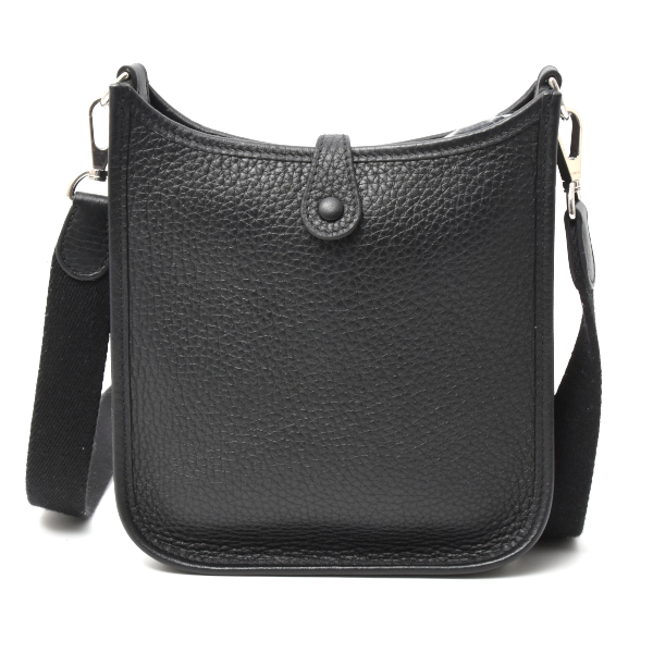 エルメス バッグ エヴリンTPM トリヨンクレマンス ショルダーバッグ W刻印 ブラック HERMES 中古