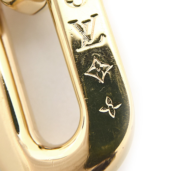 ルイヴィトン ピアス レディース ブックドレイユ ドゥーブル2マイヨン PM ゴールド GP Louis Vuitton MP2990 中古