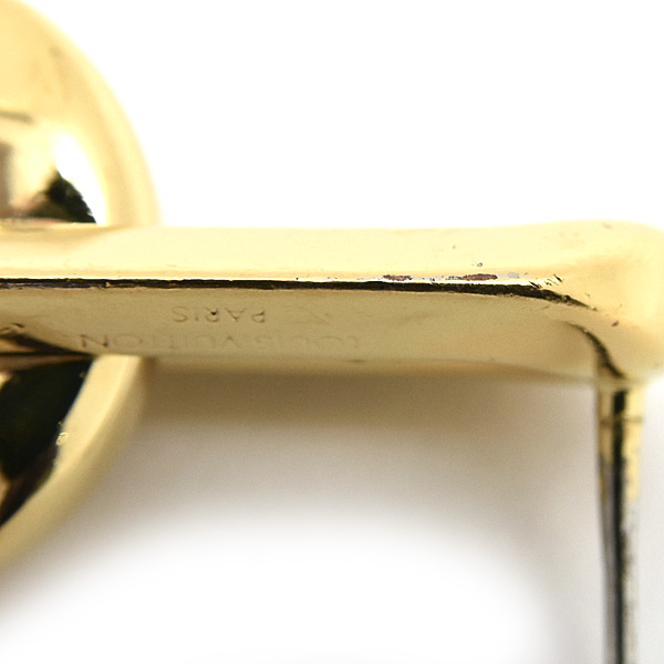 ルイヴィトン ピアス レディース ブックドレイユ ドゥーブル2マイヨン PM ゴールド GP Louis Vuitton MP2990 中古