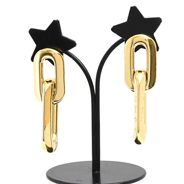 ルイヴィトン ピアス レディース ブックドレイユ ドゥーブル2マイヨン PM ゴールド GP Louis Vuitton MP2990 中古