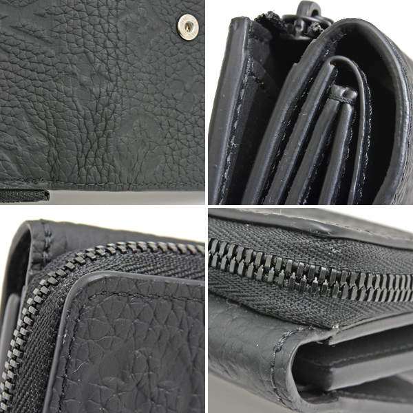 ルイヴィトン 財布 メンズ ポルトフォイユ パイロット ノワール トリヨンレザー 三つ折り スモールウォレット Louis Vuitton M82556 中古