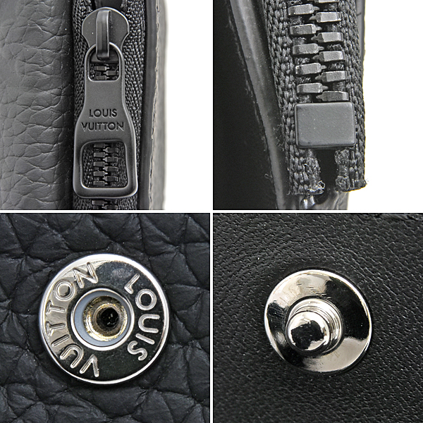 ルイヴィトン 財布 メンズ ポルトフォイユ パイロット ノワール トリヨンレザー 三つ折り スモールウォレット Louis Vuitton M82556 中古