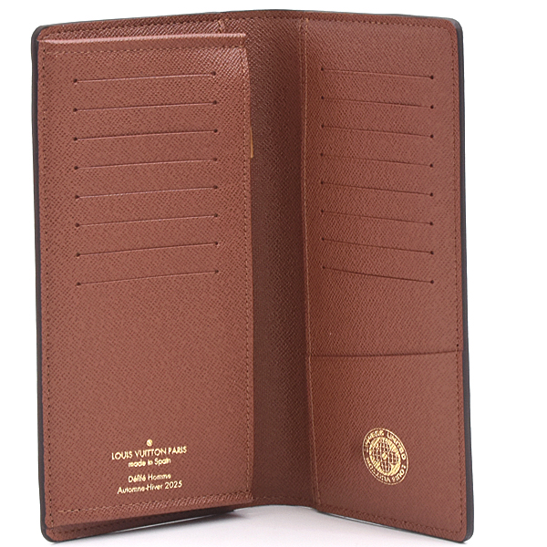 ルイヴィトン 財布 メンズ LV バーズ・ダミエ ポルトフォイユ・ブラザ 二つ折り長財布 マルチカラー Louis Vuitton N00141 未使用展示品