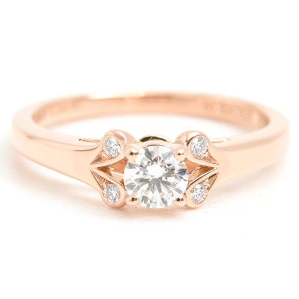 カルティエ 指輪 レディース バレリーナ ダイヤ リング D0.26ct 50号 ピンクゴールド Cartier 750PG 中古