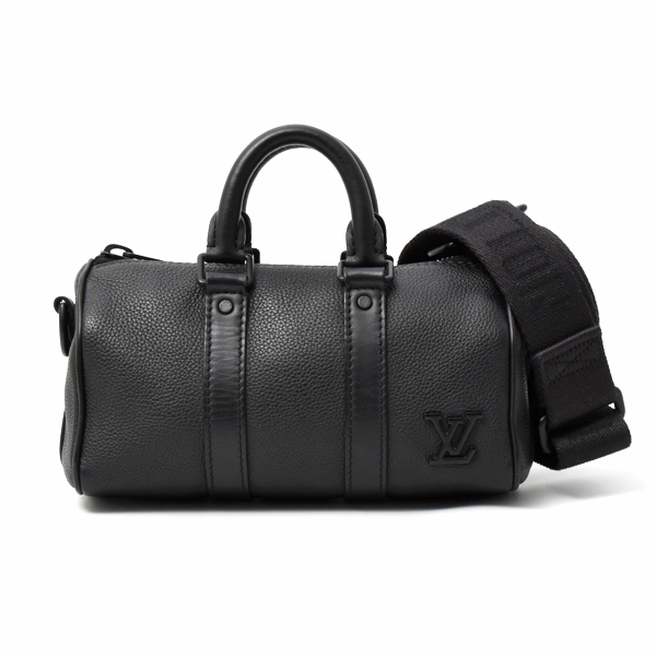 ルイヴィトン バッグ メンズ LV アエログラム キーポルXS ハンドバッグ ショルダーバッグ ノワール M80950 Louis Vuitton 中古