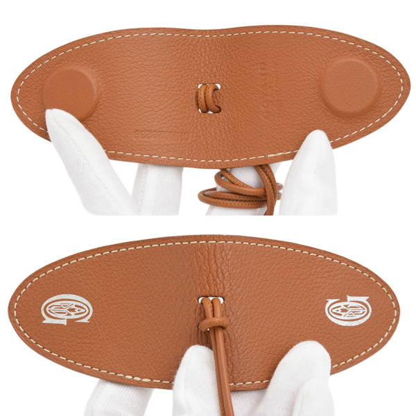 ゴヤール ブランド小物 ユニセックス クロ ユニバーサル バッグクリップ ブラウン レザー GOYARD 中古