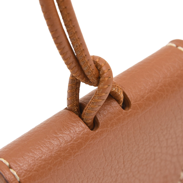 ゴヤール ブランド小物 ユニセックス クロ ユニバーサル バッグクリップ ブラウン レザー GOYARD 中古