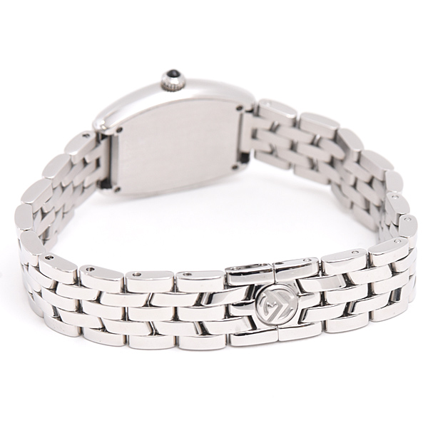 フランクミュラー 時計 レディース トノーカーベックス インターミディエ ブラック文字盤 電池式 ステンレス FRANCK MULLER 2252QZ SS 中古